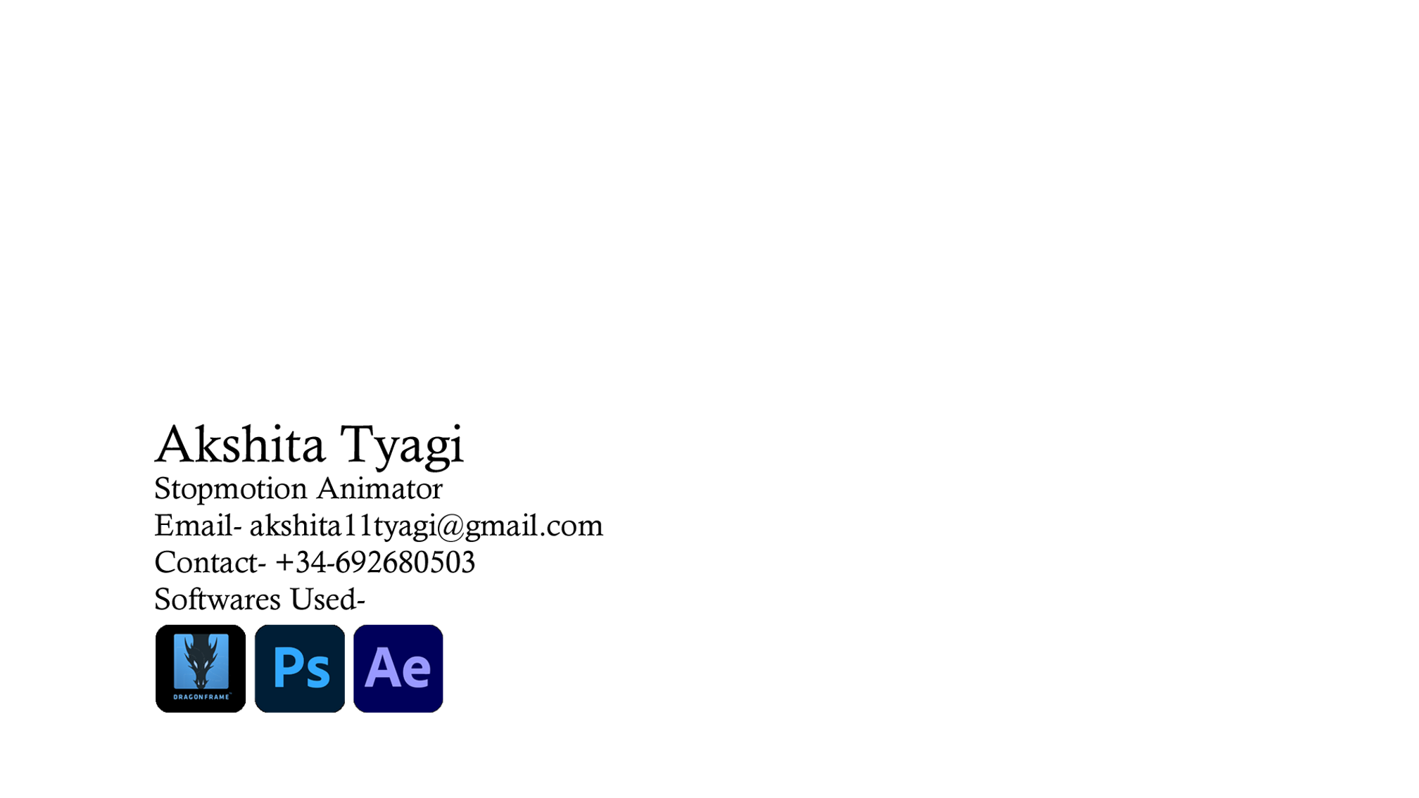 Showreel